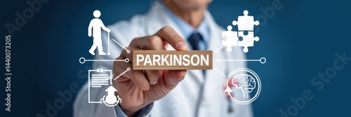 Wallpaper Mural Medical professional displaying parkinson's disease Torontodigital.ca
