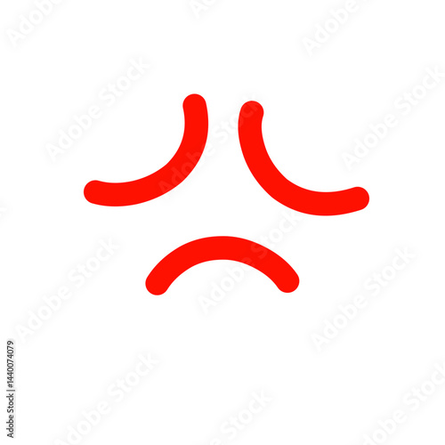 Anime Merah Marah Symbol 