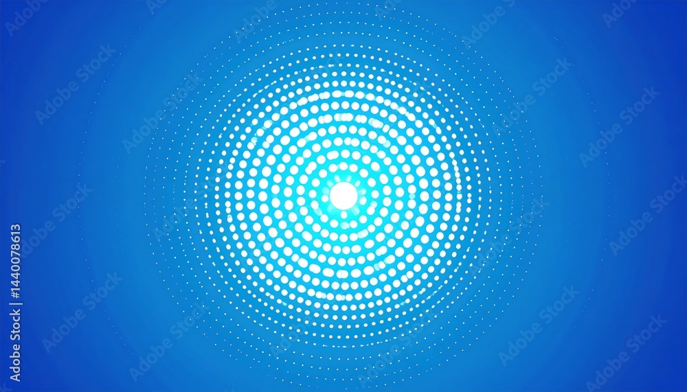 Dynamic blue dot pattern abstract design digital art modern aesthetic top-down perspective visual harmony Dynamic blue dot pattern abstract design digital art modern aesthetic top-down perspective visual harmony