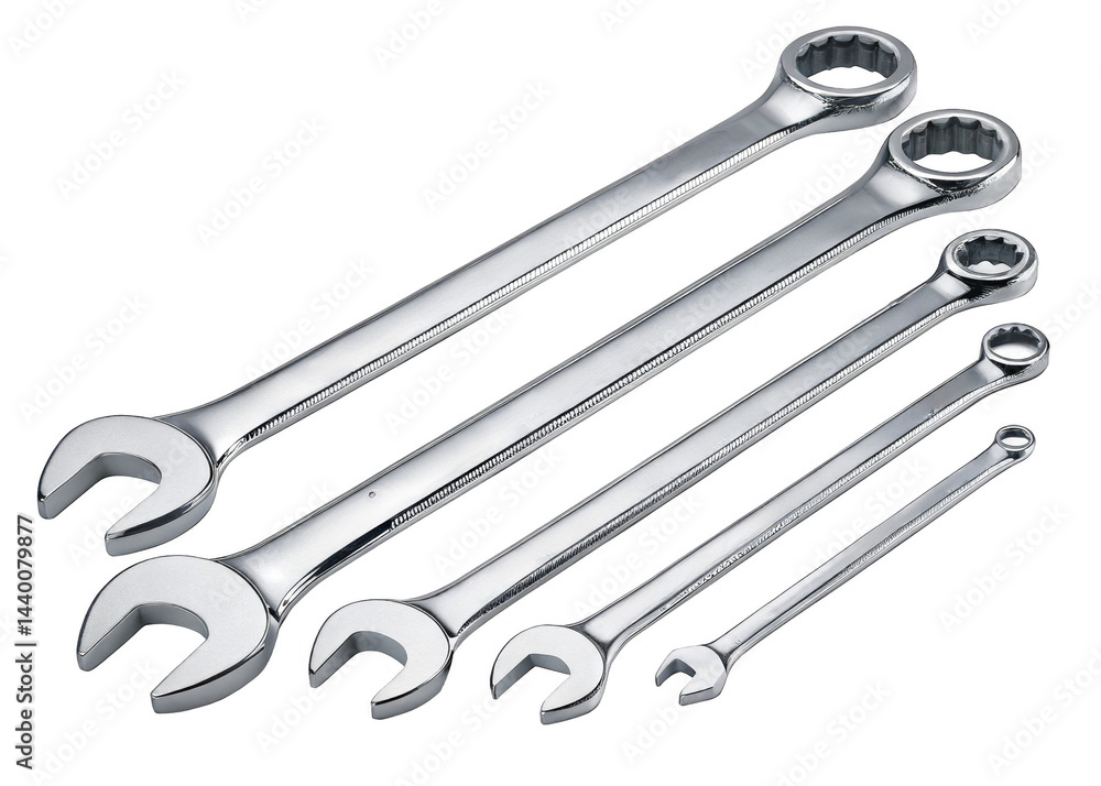 Wrench Set isolated on a transparent background. Wrench Set isolated on a transparent background.