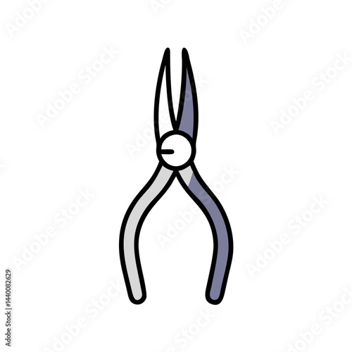  Detailed Needle Nose Pliers Tool Icon