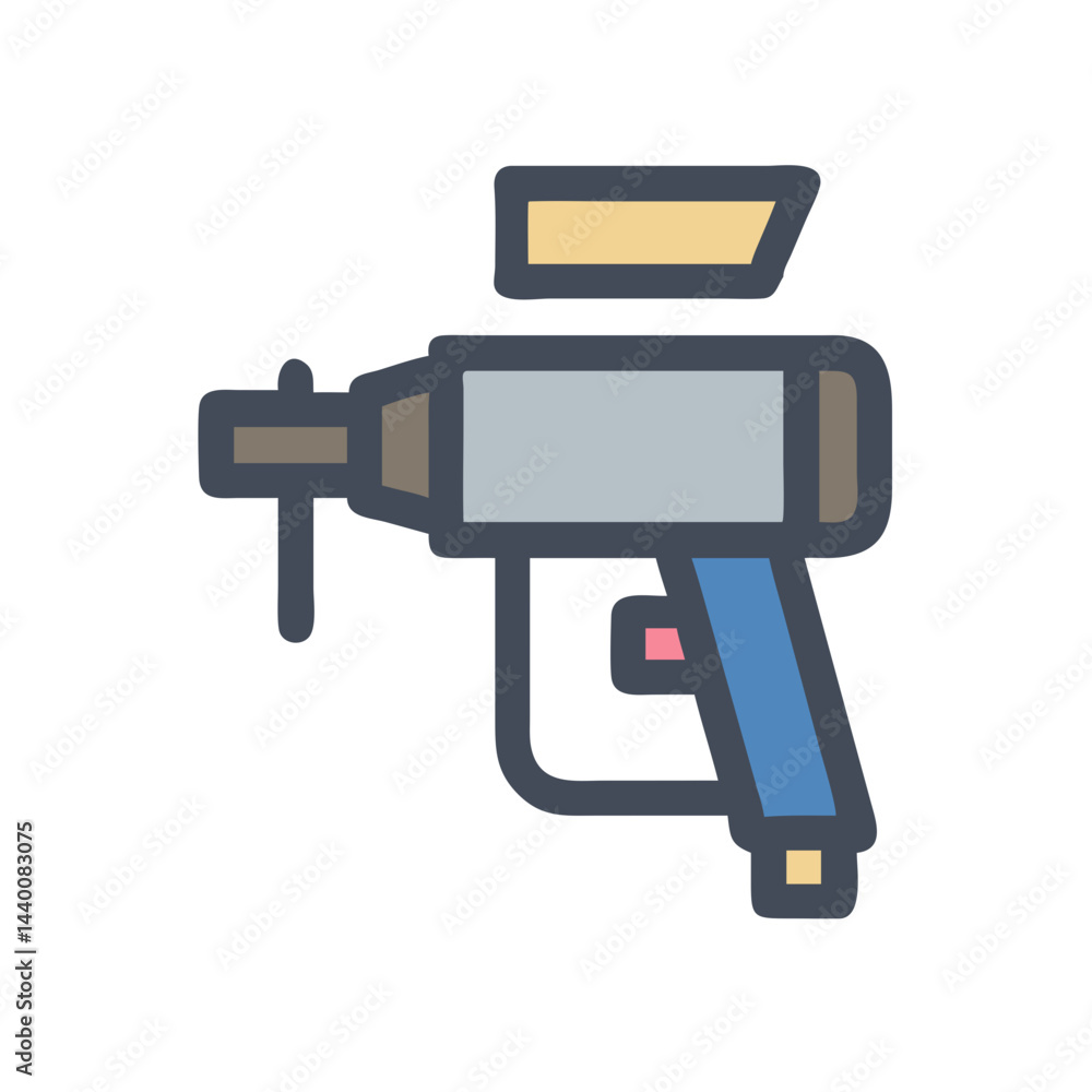 Detailed Paint Sprayer Icon Design