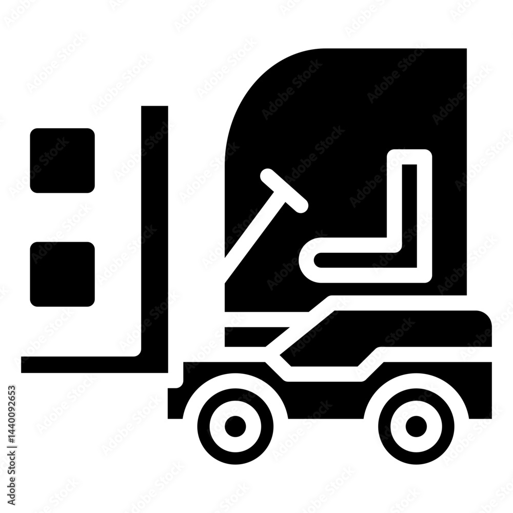 Forklift Icon Forklift Icon