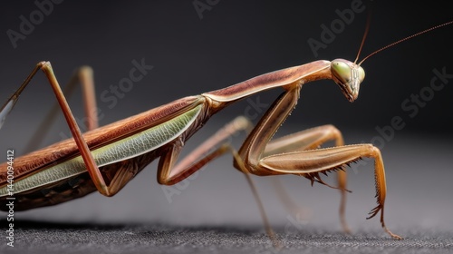 Wallpaper Mural Praying Mantis Portrait: A Detailed Insect Study Torontodigital.ca