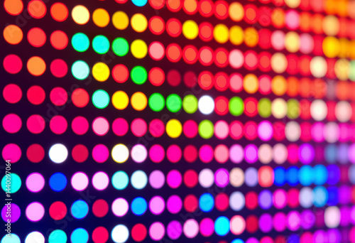 Closeup view of a textured background featuring vibrant rgb dots ideal for use in various digital displays and artistic designs.