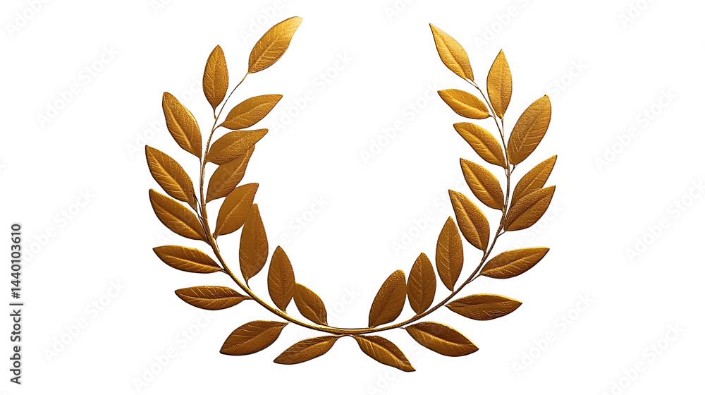 A laurel wreath symbolizes victory and achievement often used as crest logo elements in various media formats. A laurel wreath symbolizes victory and achievement often used as crest logo elements in various media formats.