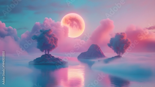 Ethereal Fantasy Skies – Magical 3D Dreamscape