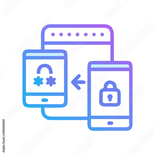 Two-Factor Authentication Process: Security and Data Transfer Between Devices