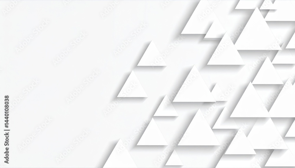 Obraz premium Dynamic abstract shapes digital art modern design minimalist environment aerial view creative concepts for visual impact