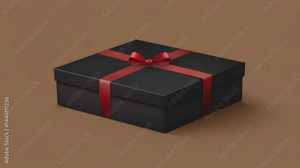 Obraz premium gift, bow, ribbon, christmas, box, birthday, present, card, holiday, celebration, decoration, xmas, paper, red, anniversary, valentine, surprise, greeting, blank, object, package, event, design, day, 