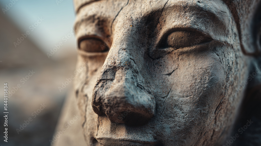 Ancient stone sculpture showcasing intricate details Ancient stone sculpture showcasing intricate details