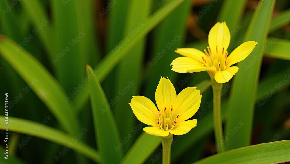 Fototapeta premium yellow flower in spring