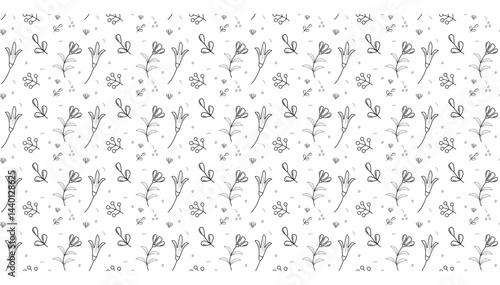 flower pattern art vector design