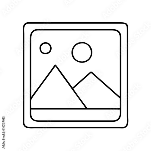 snapshot icon, snapshot line art - simple line art of snapshot, perfect for snapshot logos and icons