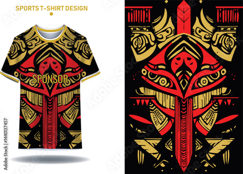 Soccer jersey design for sublimation