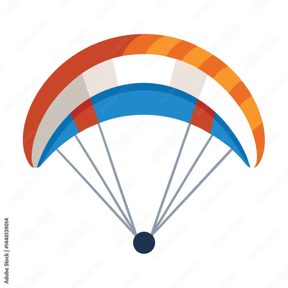 Obraz premium Paraglider set icon isolated on white background
