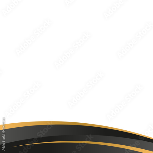 Elegant Wave Footer