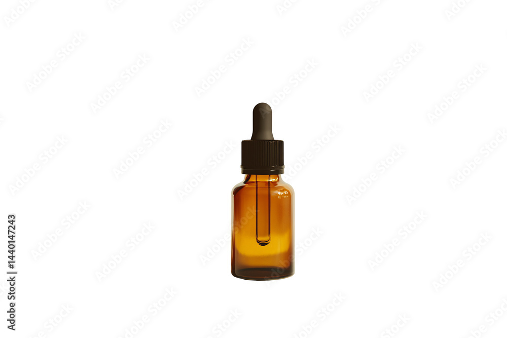 a brown glass bottle with a dropper a brown glass bottle with a dropper