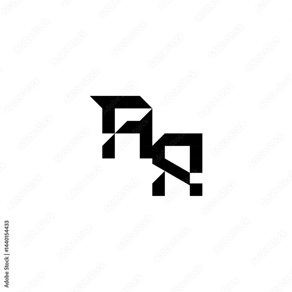 sporty style monogram cool minimalist logo AA Initial square concept Alphabet sporty style monogram cool minimalist logo AA Initial square concept Alphabet