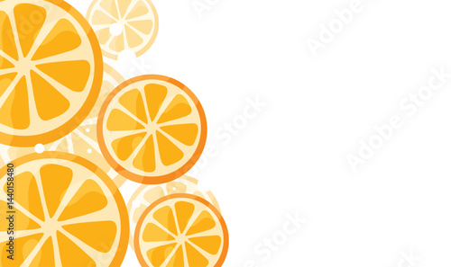 orange slices background