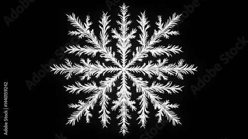 Wallpaper Mural snowflake, christmas, snow, winter, vector, pattern, holiday, decoration, ice, xmas, illustration, design, cold, wallpaper, flake, frost, seamless, leaf, ornament, tree, symbol, snowflakes, card, seas Torontodigital.ca