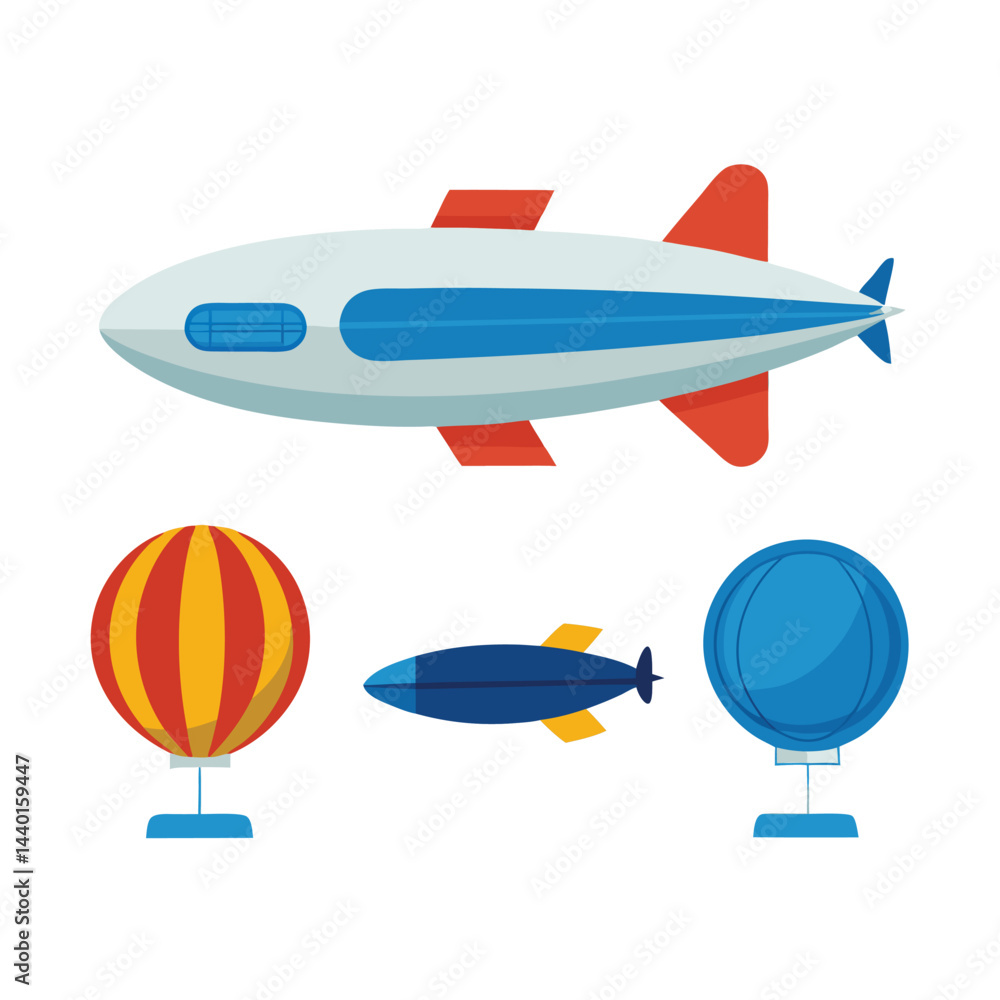 Fototapeta premium Zipliner set icon isolated on white background