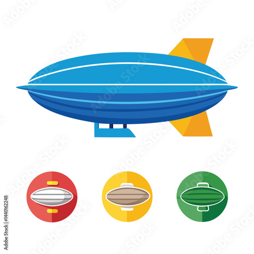 Zipliner set icon isolated on white background