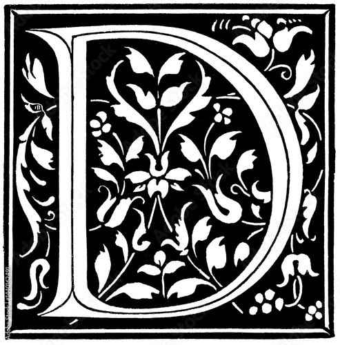 Italian Renaissance initial letter 