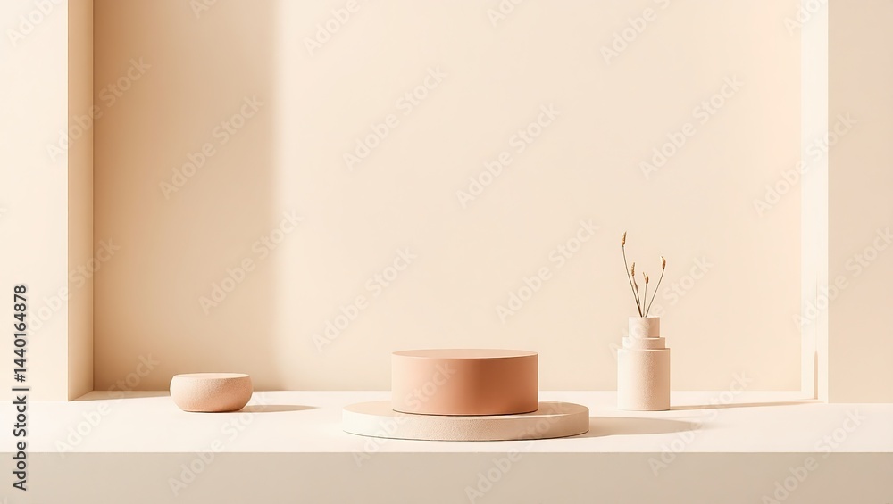 Muted Earth Tones Product Shot - Minimalist Design, Ample Space Muted Earth Tones Product Shot - Minimalist Design, Ample Space
