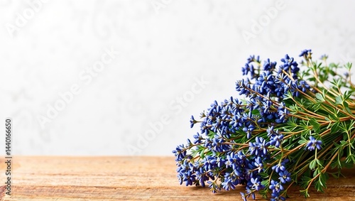Fresh Mediterranean Herbs for Culinary Studio Backdrop, Cooking Photography