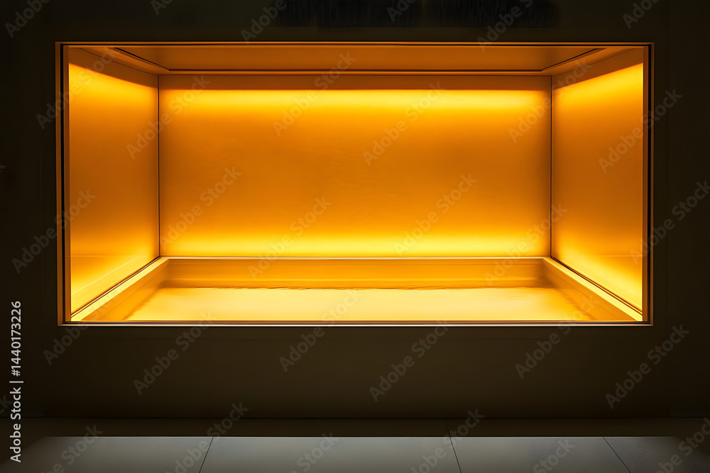 Illuminated Recessed Exhibit Space Illuminated Recessed Exhibit Space