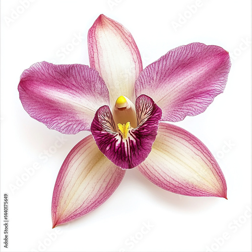 orchid isolated on white