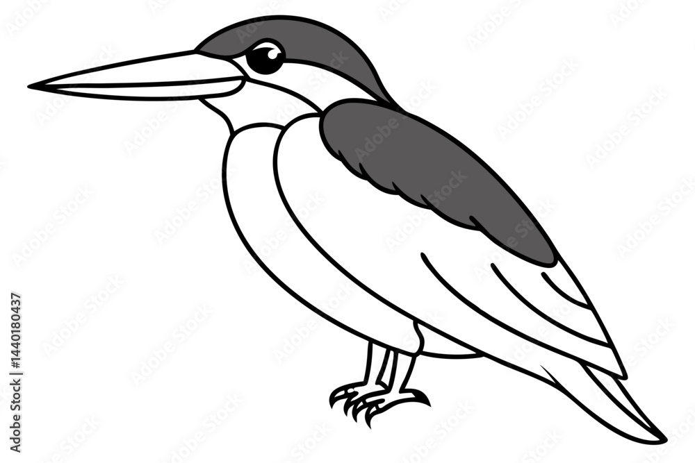 Obraz premium Kingfisher Elegance