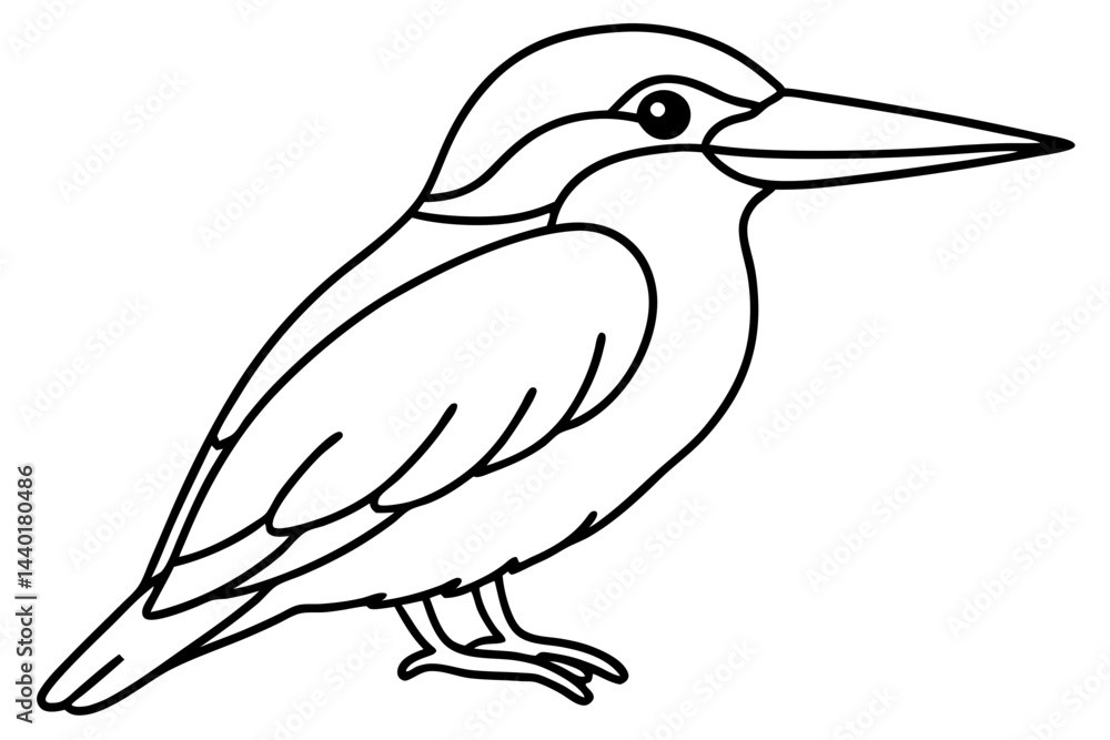 Obraz premium Kingfisher Elegance