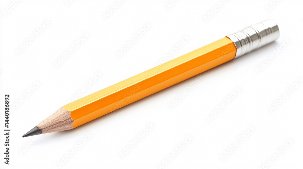 Single pencil isolated on transparent or white background for graphic design projects Single pencil isolated on transparent or white background for graphic design projects