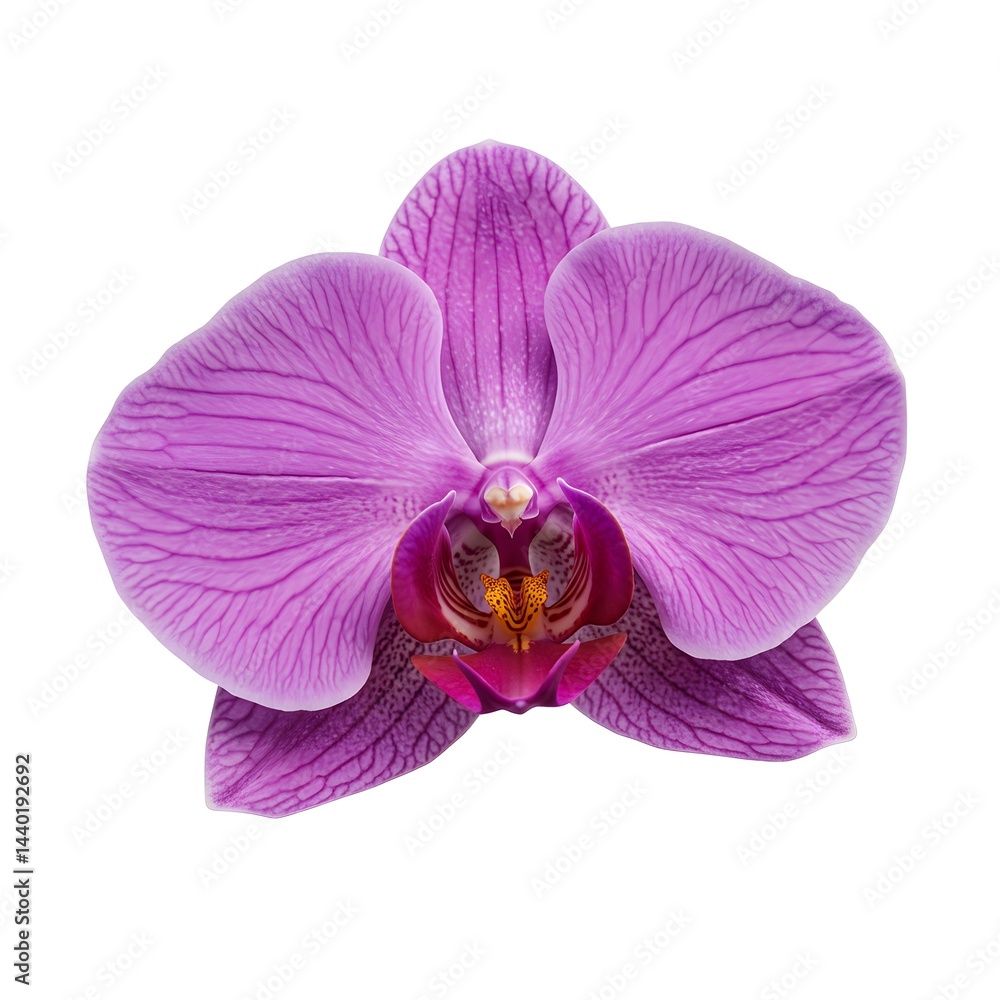 Fototapeta premium Isolated purple orchid blossom