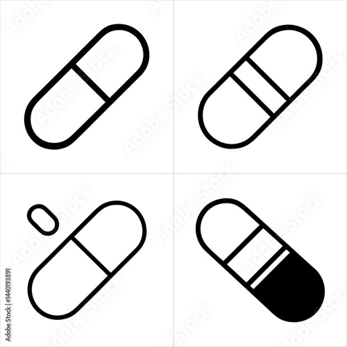 capsule icon set

