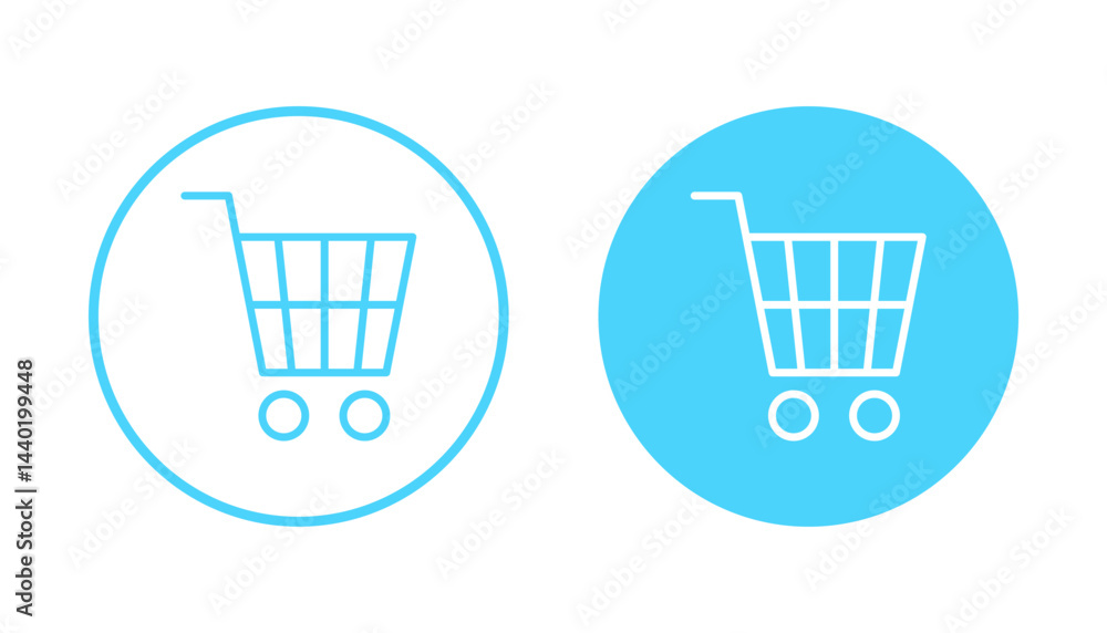 Shopping icon vector. Shopping cart sign and symbol. Trolley icon Shopping icon vector. Shopping cart sign and symbol. Trolley icon