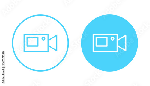 Video icon vector. video camera sign and symbol. movie sign. cinema