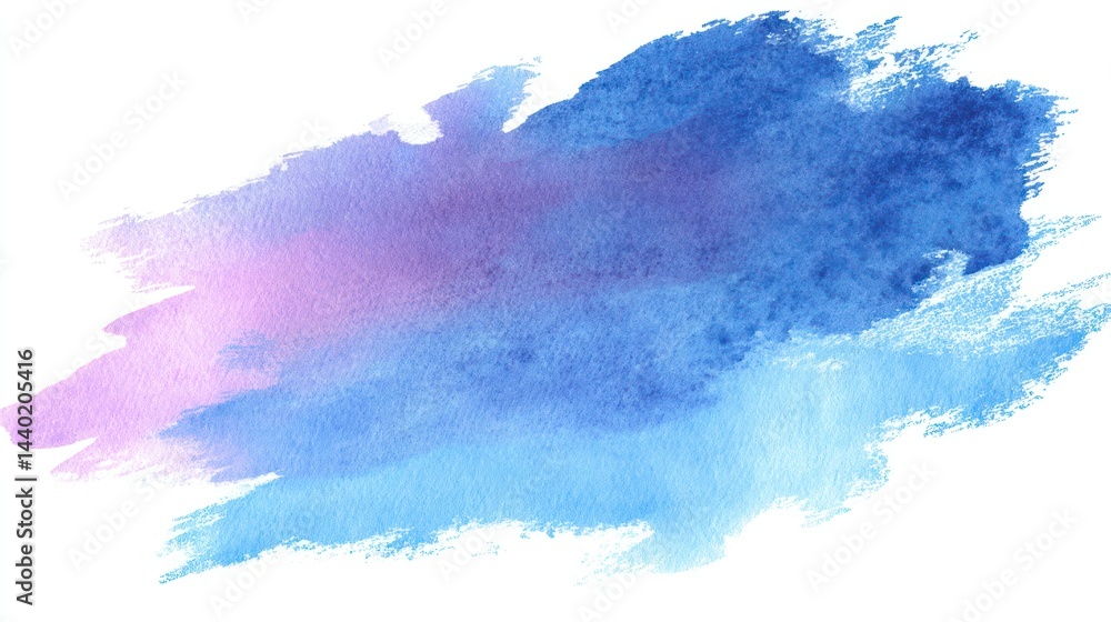 Obraz premium Abstract watercolor brush strokes creative studio art design soft palette aerial view