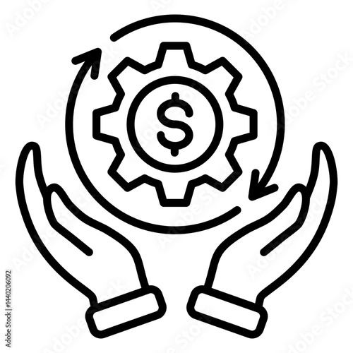 Monetary Outline Icon
