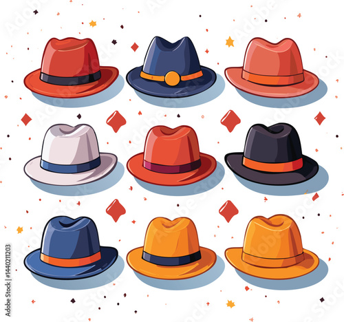 set of hats