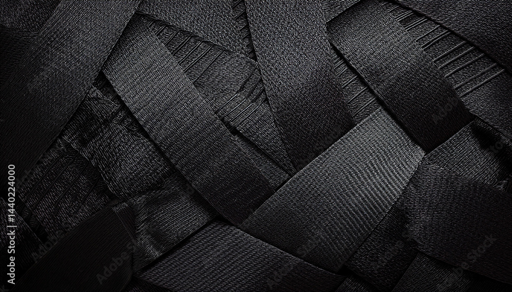 Obraz premium abstract dark print texture background with crosshatching marks