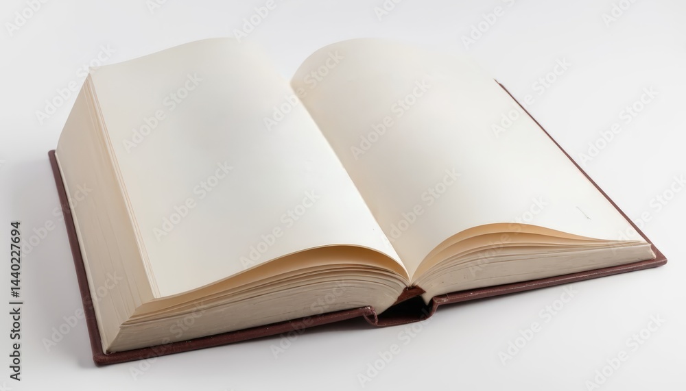 An open book with blank pages rests on a plain surface, inviting creativity and reflection, ideal for writing or journaling. An open book with blank pages rests on a plain surface, inviting creativity and reflection, ideal for writing or journaling.