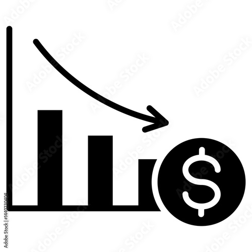 Inflation Glyph Icon