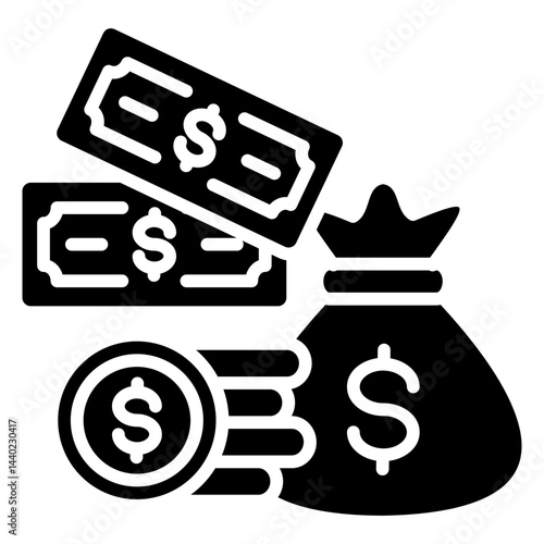 Money Glyph Icon