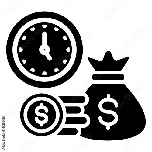Debt Glyph Icon