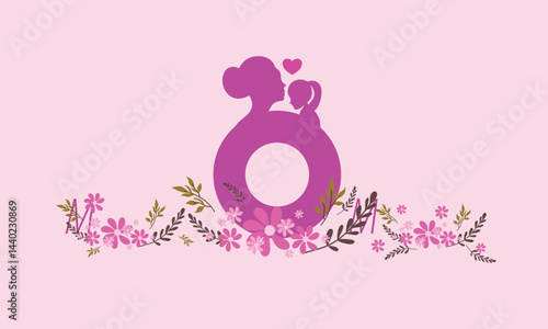 Heartwarming Mother's Day Vector Design for Celebration and Gratitude