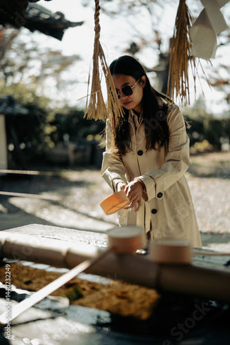 Traveling in Japan, Woman T...