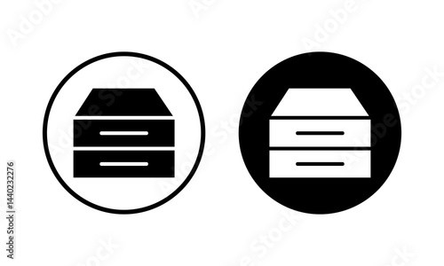 Archive folders icon vector illustration. Document vector icon. Archive storage icon.